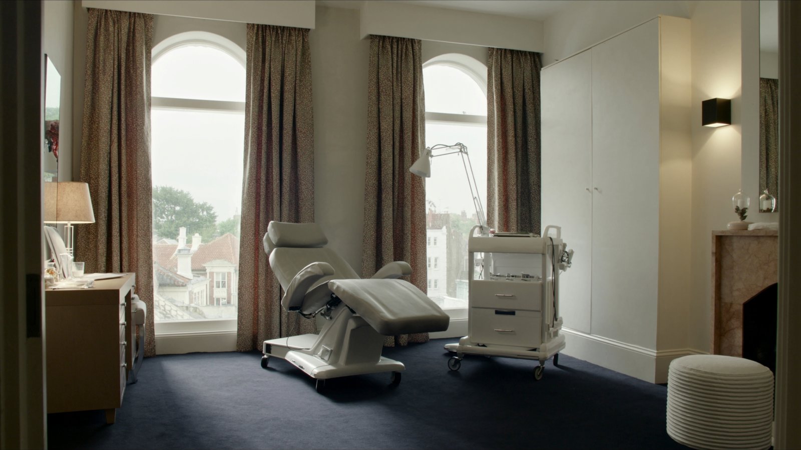 Bright aesthetics consultation room at the Harley Street clinic
